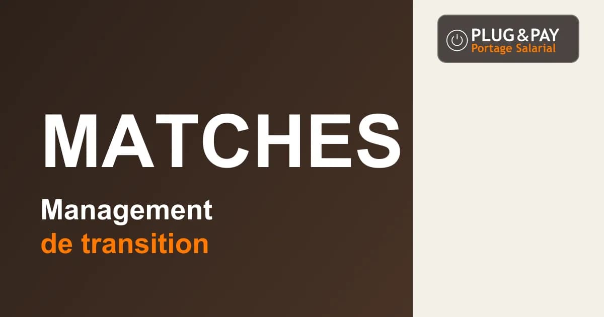 Matches : missions et candidature en management de transition — fiche cabinet plug&pay